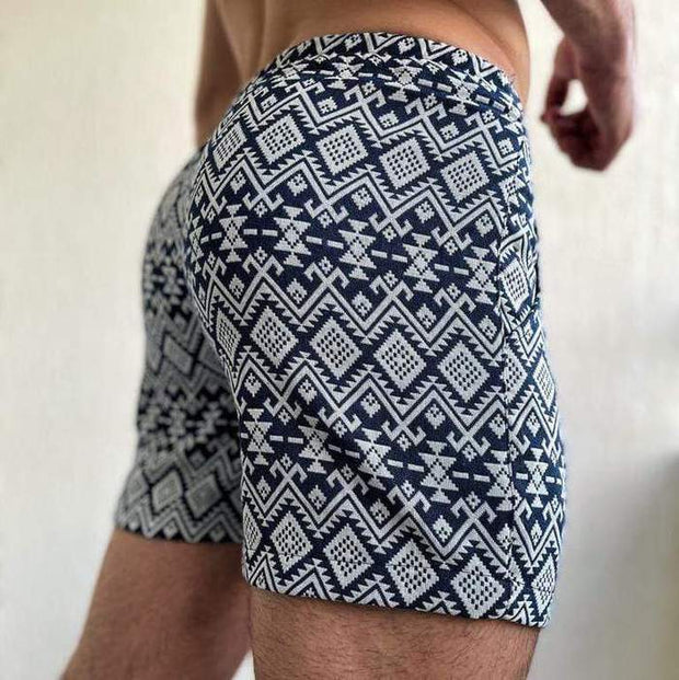 Trendy retro resort shorts