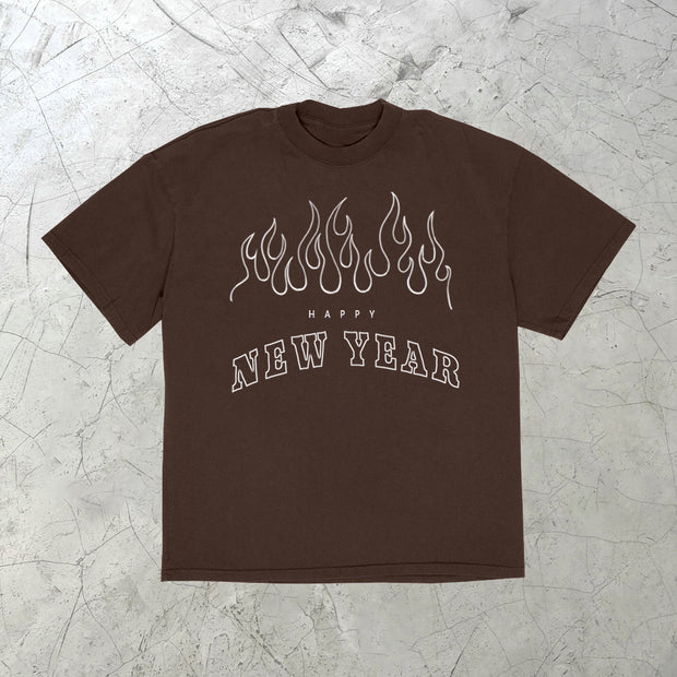 Tide brand New York street short-sleeved T-shirt