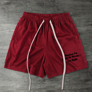 Sports street style fashion printed shorts