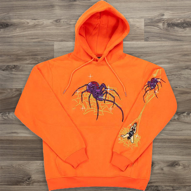 Hell spider casual street sports hoodie