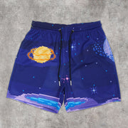 Starry Trend Retro Mesh Street Shorts