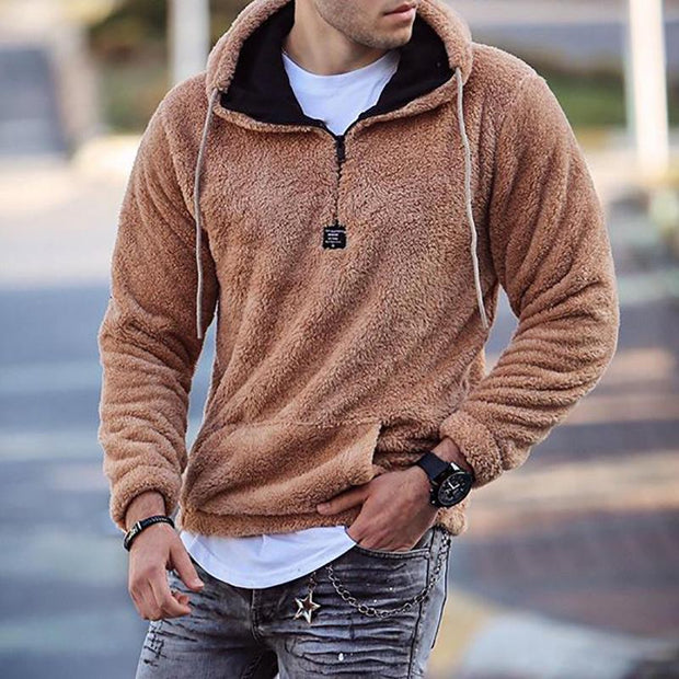 Men's Fashion Long Sleeve Hooded Pullover Sweater