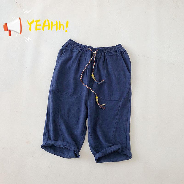 Pure color thin solid color shorts