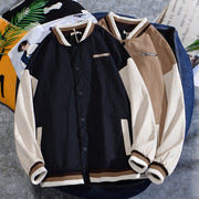Baseball uniform Hong Kong style trendy loose jacket