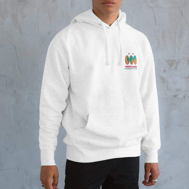 Fashion printed long-sleeved hoodie men