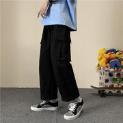 Trend all-match wide-leg pants loose street hip-hop overalls