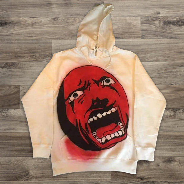 Surprised expression casual street home sports hoodie