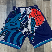 Men's casual sports print basketball pants