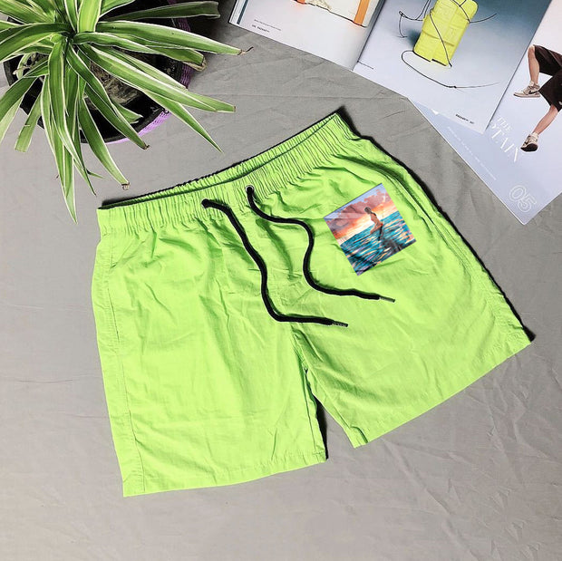 Summer beach casual printed shorts