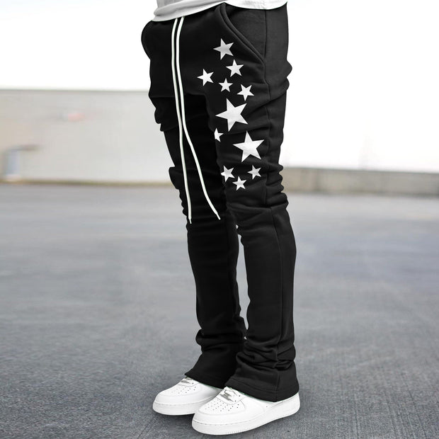 Street Style Star Retro Flared Pants