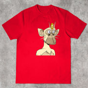 Cartoon personality retro street short-sleeved T-shirt