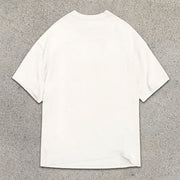 Animal Shape Slogan Graphic Print Short Sleeve T-Shirt