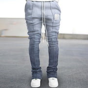 Retro Gradient Street Trousers Bootcut Pants