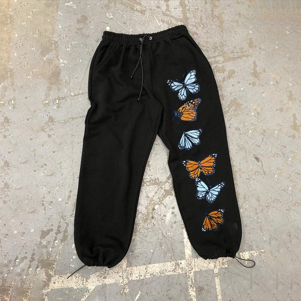 Butterfly art trend trousers