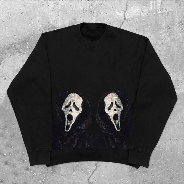 Fashion Skull Halloween Fashion Round Neck Long Sleeve Sweatshirt