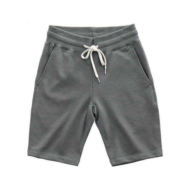 Casual Simple Comfortable Mid Waist Shorts Solid Color Sports Shorts