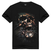 Street style skull print T-shirt