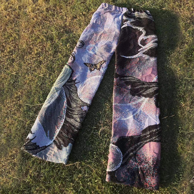 Butterfly paradise casual street pants