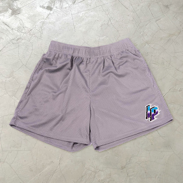 Casual sports men's printed mesh shorts
