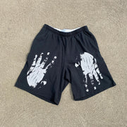 Personalized palm print fashion casual shorts