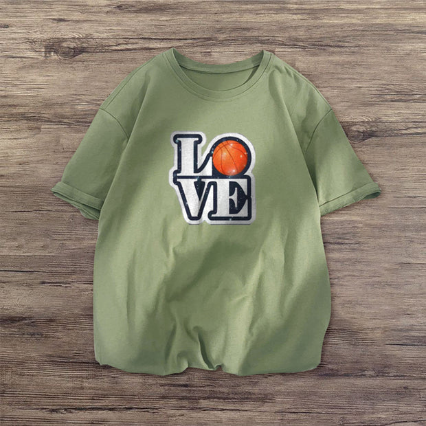 Basketball personality printed fashion short-sleeved T-shirt