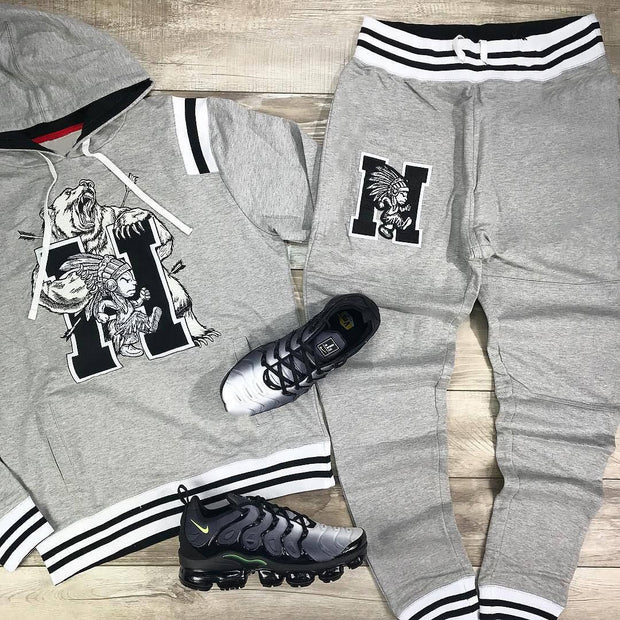 Casual sports simple hooded baseball suit