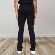 Stylish casual street style multi-pocket trousers