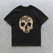 Mad Max Skull Print Short Sleeve T-Shirt