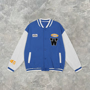Personalized street fashion baseball uniform retro jacket jacket