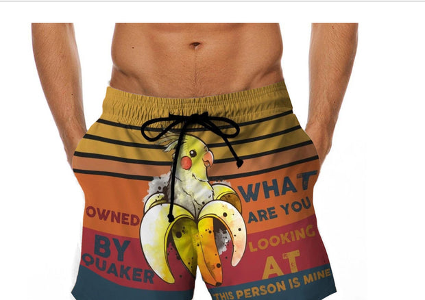Spoof banana shorts