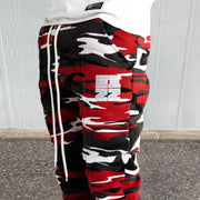 Tide brand camouflage print casual pile pants trousers