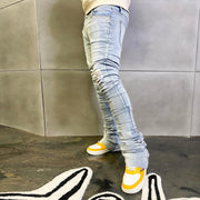 Men's personality street style ripped jeans