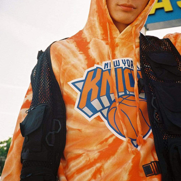 Personalized tie-dye street style men's sports long-sleeved hoodie