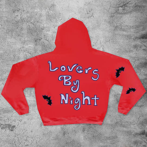 Lovers by night street hoodie