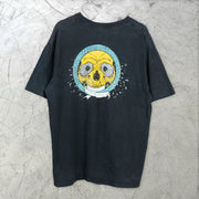 Cartoon skull pattern fashion short-sleeved T-shirt