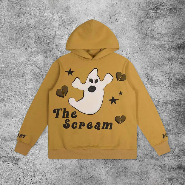 The scream casual street sports hoodie