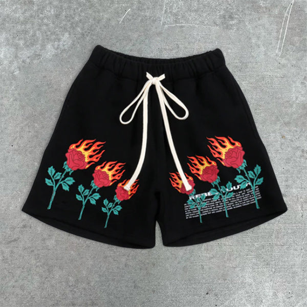 Men's graphic print shorts