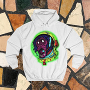 Street style space monkey print long-sleeved hoodie