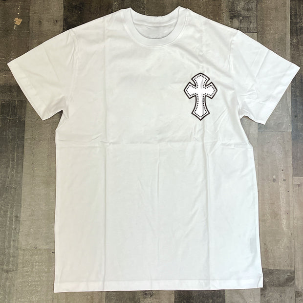 Casual printed cross bear tide brand hip-hop short-sleeved T-shirt