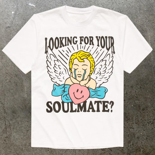 Soulmate text print T-shirt