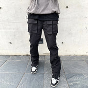 High street performance vibe style trousers zipper street casual trousers