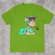 Monkey King Cartoon Character Short Sleeve T-Shirt