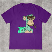 Monkey King Cartoon Character Short Sleeve T-Shirt