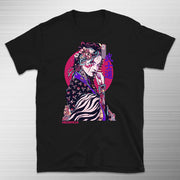 YAKUZAGĀRU Cyberpunk Print Short Sleeve T-Shirt