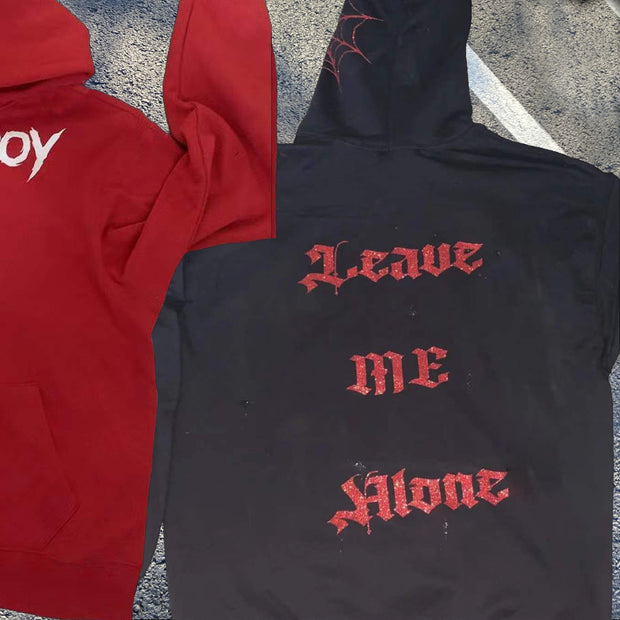 Loner boy casual street sports hoodie