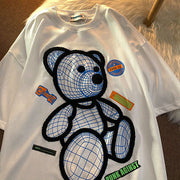Neresum bear oversize loose short sleeve T-shirt