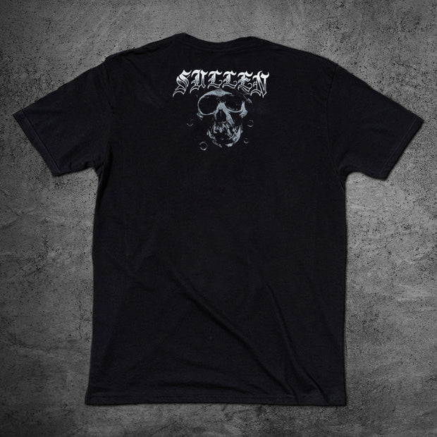 Trendy Skull Print Crew Neck T-Shirt