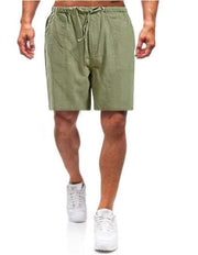 Linen Oversized Pocket Casual Shorts