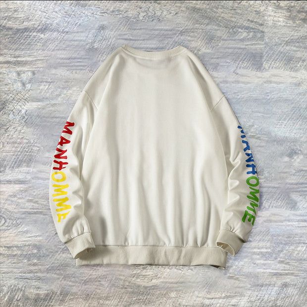 Casual Printed Fashion Loose Sweatshirt