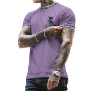 Men's casual round neck short sleeve digital printing T-shirt